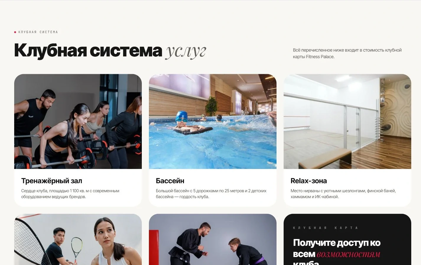 Fitness Palace жобасының визуалды тілі
